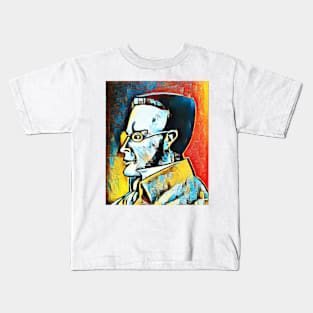 Max Stirner Abstract Portrait | Max Stirner Artwork 2 Kids T-Shirt